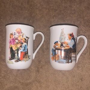 Norman Rockwell mugs